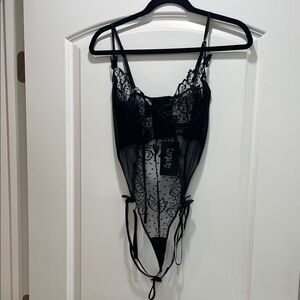 NEW Black Lace Bodysuit